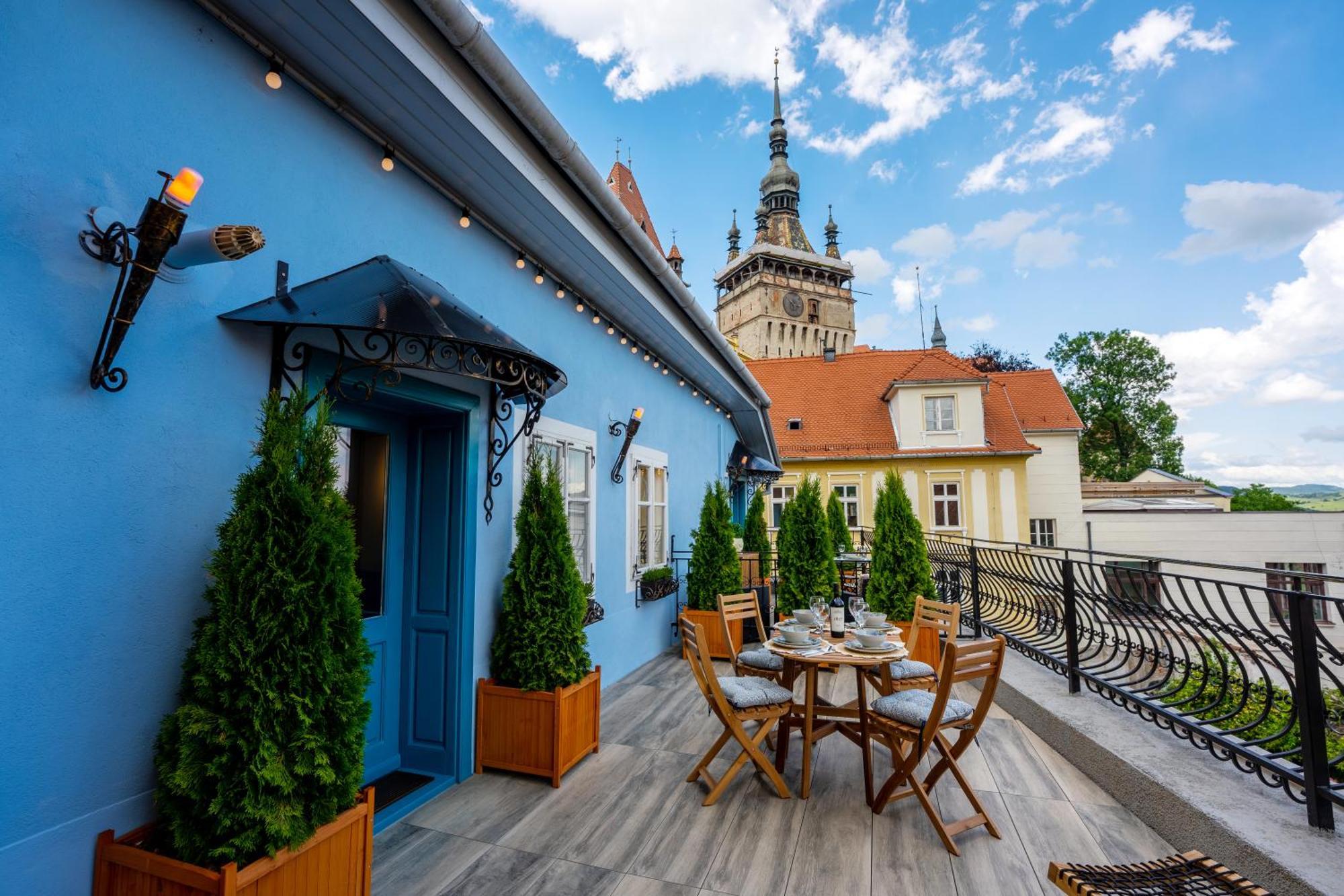 Casa Albastra By Casa Otto Lejlighed Sighişoara Eksteriør billede