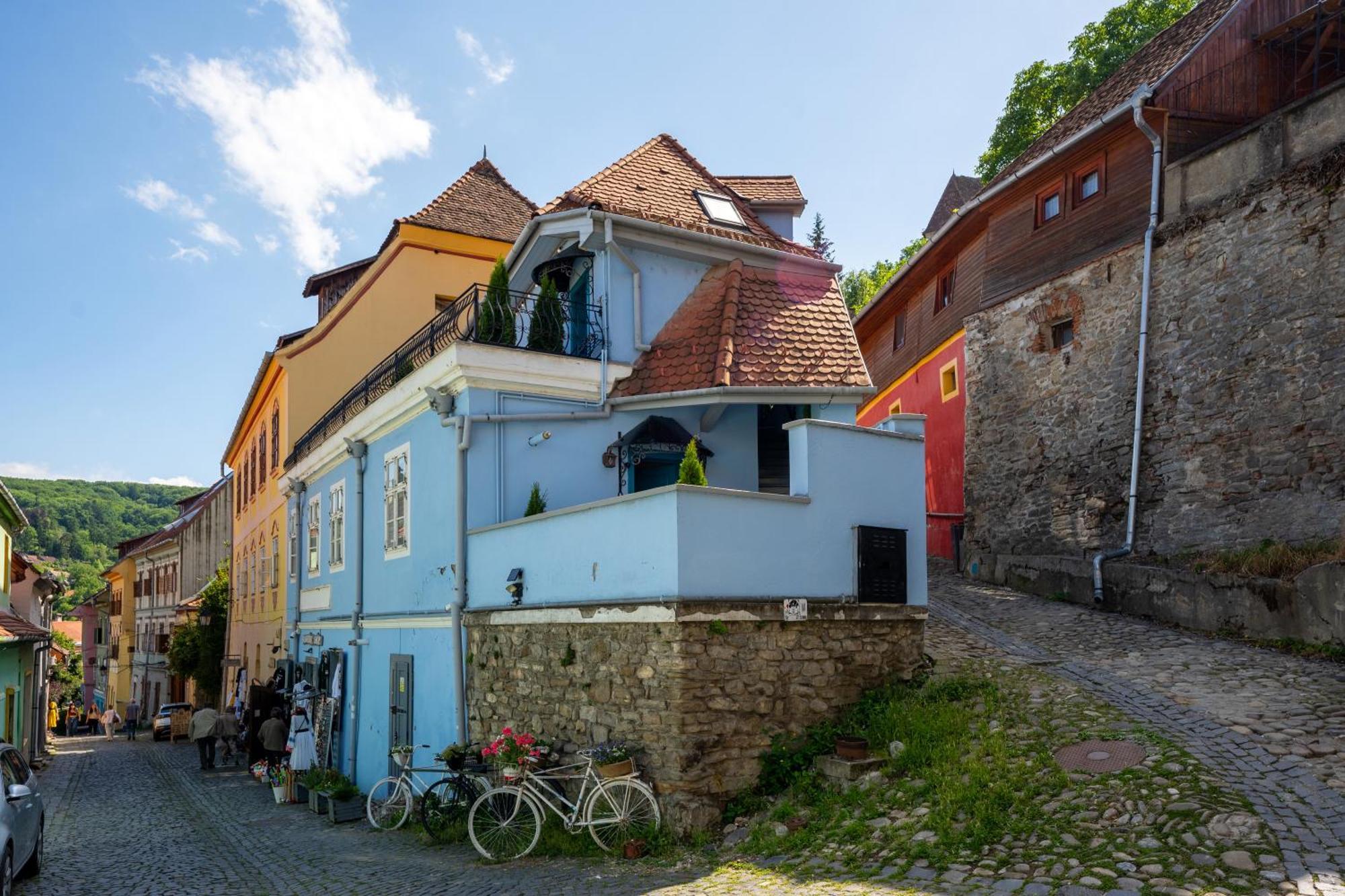 Casa Albastra By Casa Otto Lejlighed Sighişoara Eksteriør billede